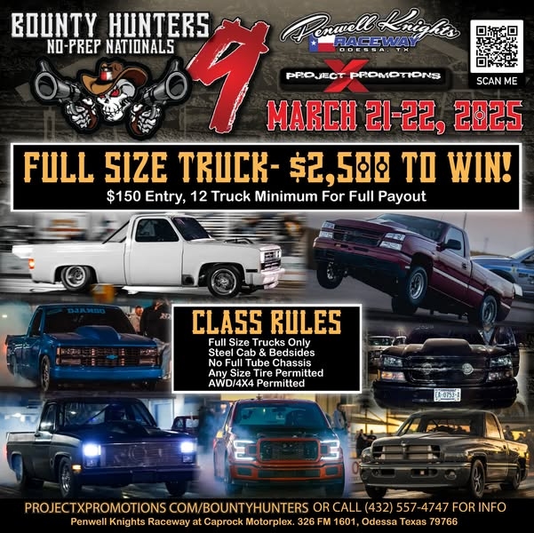 Bounty Hunters 9 No-Prep Nationals Full Size Truck